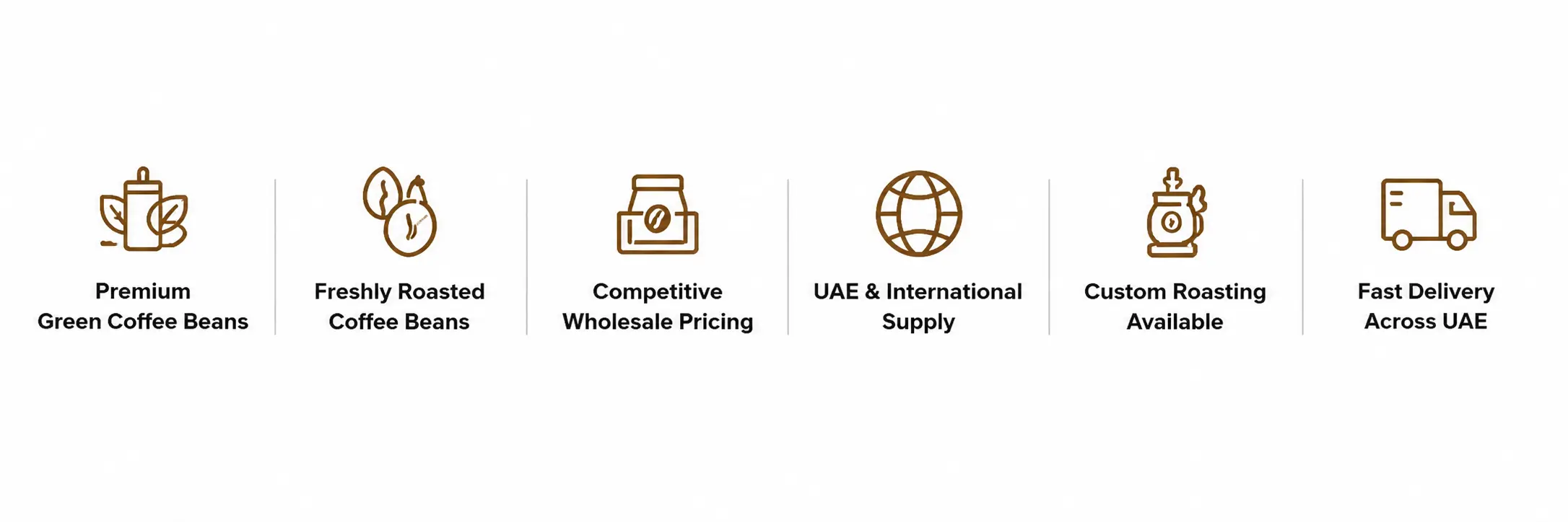 YOUR TRUSTED COFFEE PARTNER IN UAE